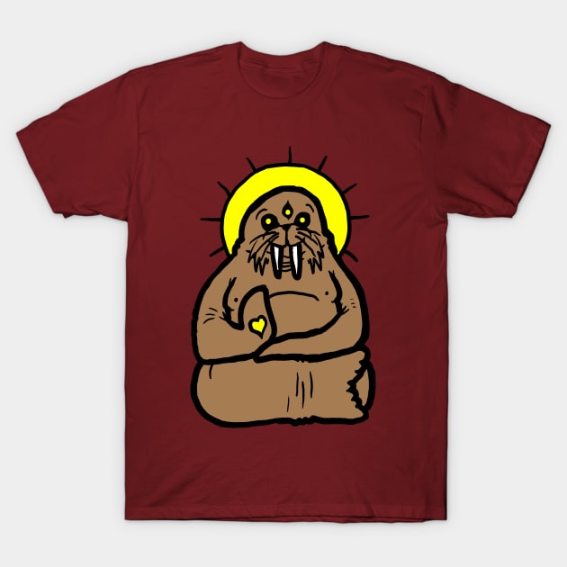 Spirit Walrus T-Shirt by jonah block